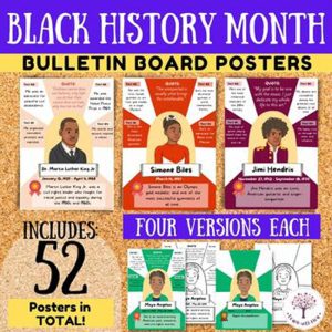 Black History Month | Bulletin Board Posters Classroom Wall Display